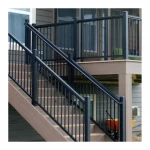 Factory wholesale cheap price Outdoor Indoor zinc steel handrail stair railing handrail fence for sales