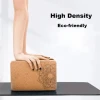 Factory Wholesale Eco Friendly 2024 Non Slip Bulk High Density Natural Custom Made Organic Cork Foam Yoga Bricks And Blocks Wood