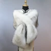 Fancy new design women faux fur shawls and scarves
