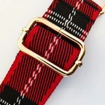 Fashion Adjustable Plaid Bag Shoulder Strap Stylish Women Bag Accessories