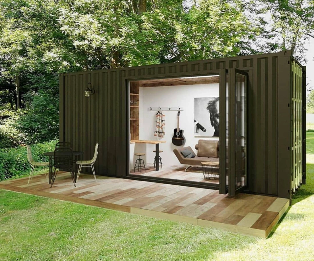 Fashion Design Luxury 20 Feet Modular Homes Prefabricated ready made house shipping container home
