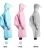 Import Fashion Outdoor Travel Recycled rainwear transparent foldable raincoat with hood from China
