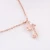 Import Fashion S925  silver necklace simple ladies clavicle chain jewelry necklace  planet blue glass pendant from China