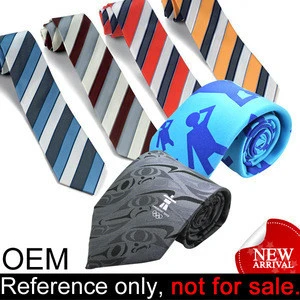 fashion striped knitted custom logo print cheap polyester mens neck tie