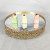 Import Fashion Style Mirror Round Cake Tray  Party/Wedding Decoration 3-piece Set Wholesale Dessert Display Tool from China