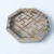Import fashionable hexagon shape dark brown wood tray   crafts with special design pattern from China