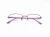 Import Fashionable upscale brand new eyeglass frame wholesale ladies ultra light half frame optical metal glasses frame  518 from China