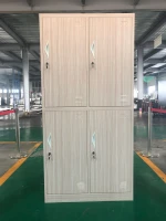 faux wood transfer print  2 layers wholesale double door office home  study library file cabinet