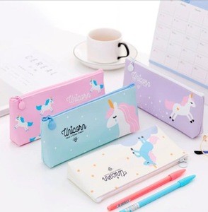 FEIYOUSchool Stationery pencil bags Cute unicorn pencil case for student