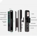 Fingerprint Door Lock Home Smart  Wifi Electronic Fingerprint Aluminum Intelligent Door Lock