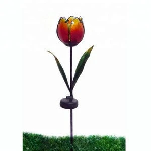 Flower Stakes Solar Garden Stick Light Ornament