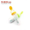 Food Grade Squeezable Silicone Baby Milk Feed Food Feeder Bottle Spoon