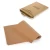 Import Foodgrade Percuted Unbleached Nature Brown 100 Gsm Unbleached Parchment Paper Baking Sheets from China