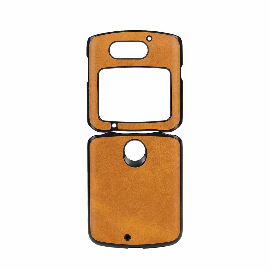 for Moto Razr 5G PU Leather Shockproof Protective Case Hard Back Cover Case Mobile Phone Holder