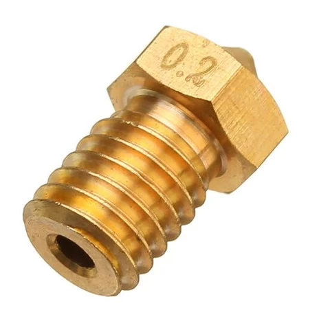 Four Sizes V6 Brass Nozzle For 1.75mm Filament Nozzle Extruder Print Head 3d Printer Accessories