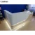 Import front counter desks factory wholesale Small white artificial stone LED Bar Counter Reception Desk from China
