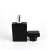 Import Frosted clear black rectangular custom refillable glass empty spray perfume bottle from China
