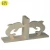 Import FSC unfinished wooden custom design bookend from China