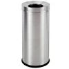 Full Collection Stainless Steel Trash Litter bin Dustbin Public Metal  Commercial Trash Can Waste Container Bin