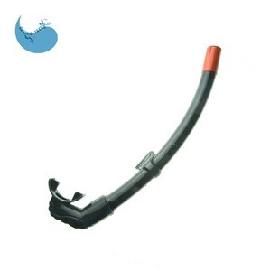 Full Dry Snorkel tube with Top Dry Valve and Food-Grade Silicone Mouthpiece Snorkeling Gear Set