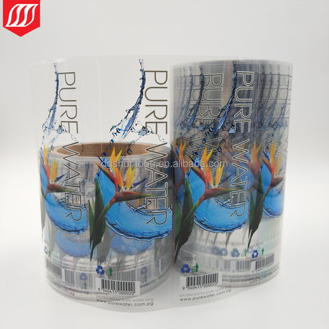 Buy Full Transparent Bopp Adhesive Label For Pure Water Label Printing ...