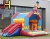 Import Funny Inflatable Clown Bounce House, Clown Theme Bouncy Castle With Slide Combo, Inflatable Clown Jumping Bouncer For Sale from China