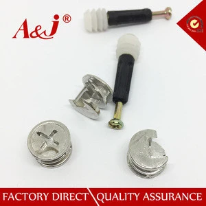 Furniture assembly hardware/ min fix fitting furniture connector