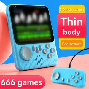 G7 Handheld Game Console Portable Video Game Consoles Built-in 666 Classic AV Out 3.5 Inch LCD Screen Retro Game Player