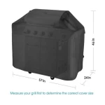 Garden Custom 600D Heavy Duty Waterproof BBQ Gas Charcoal Grill Cover