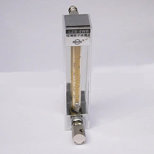 Gas air water glass tube rotameter flow meter