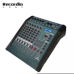 GAX-610 Professional Powerful 6 Channels Mixing Console With Amplifier Blueteeth Recorder 16 DSP Effect Powerful Audio Mixe