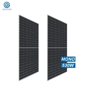 GCSOAR All Black 182mm 156 Cells 450W 550W Watt Half Cut Mono Solar Panels 400W Monocrystalline Solar PV Module