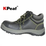 Genuine leather breathable seguridad industrial cheap safety shoes prices