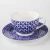 Import Geometric navy blue china tableware ceramic dinnerware sets from China