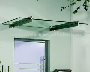 Glass canopy designs,decorative glass canopy awnings