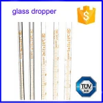 Glass droppers with teat