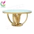 Import Glass Top Round Dining Table Chair with Stainless Steel HYC-ST99 Party Wedding Dining Room Furniture Home Furniture Modern Metal from China