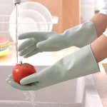 Gloves latex household/rubber cleaning glove/kitchen rubber glove