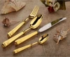 Gold plated flatware gold spoon fork