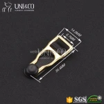 Gold plated metal suspenders lingeries accessories use garter clips