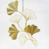 Golden line leaves metal wall decor tree iron Bedroom office exquisite pattern metal decorative wall art