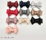 Good Quality Grosgrain Shoe Decoration Bow Black