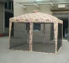 Good quality outdoor leisure steel frame folding garden gazebo tent with mosquito net