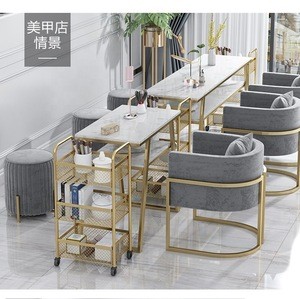 Great Foshan Factory Hot Sale Cheap Gold Salon Trolley Cart Beauty Salon Trolley