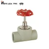 green color 110mm hot water plumbing ppr pipe fitting price stop valve