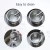 Import Grinding Crush Stainless Steel Metal Pestle and Mortar For Pepper Grind Spice and Nuts from China