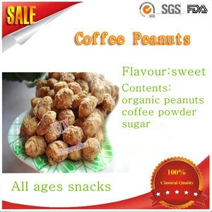ground nuts snack best selling products Organic wholesale price Nut snacks flour coffee coated peanuts with HACCAP certificated