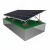 Import Ground solar mounting Concrete Foundation structures solar panel railing C steel  rail from China