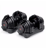 Gym workout man power weight lifting training automatic adjustable dumbbell 40kg 90lbs
