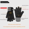 Half Finger gloves black color fitness workout glove wholesale